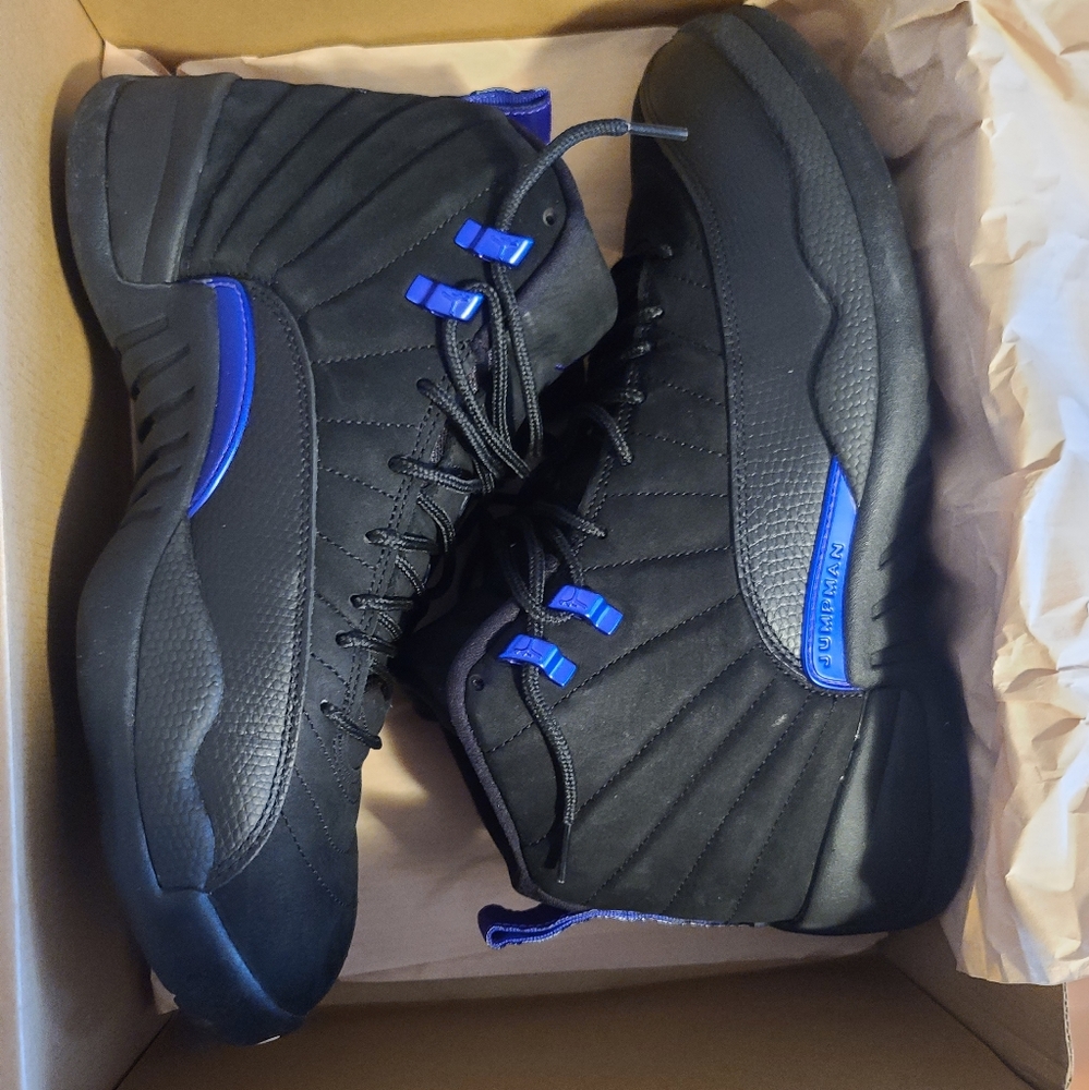 Air Jordan 12 Retro black and grape size 11